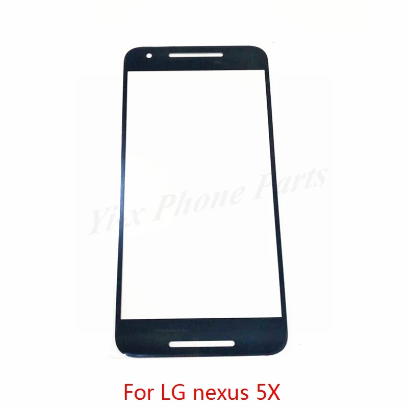 10pcs/lot Touch screen For LG Google Nexus 5X Black New Front Outer Screen Glass nexus Replacement | Мобильные телефоны и