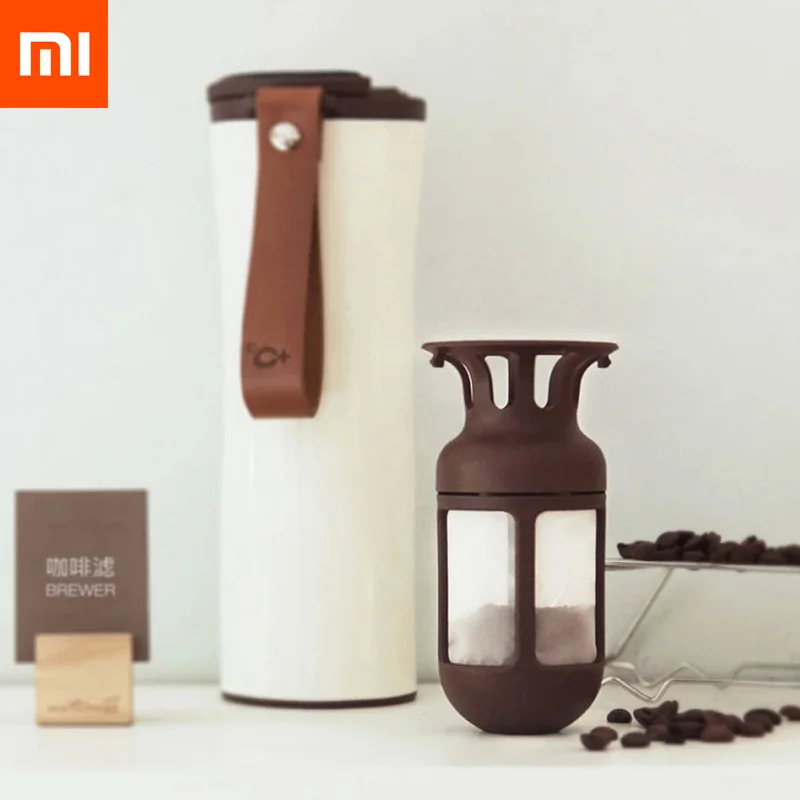 

Xiaomi Mijia KissKissFish Smart Coffee Portable Cup Thermo OLED Touch Temperature Display Screen Stainless Steel Coffee Cup