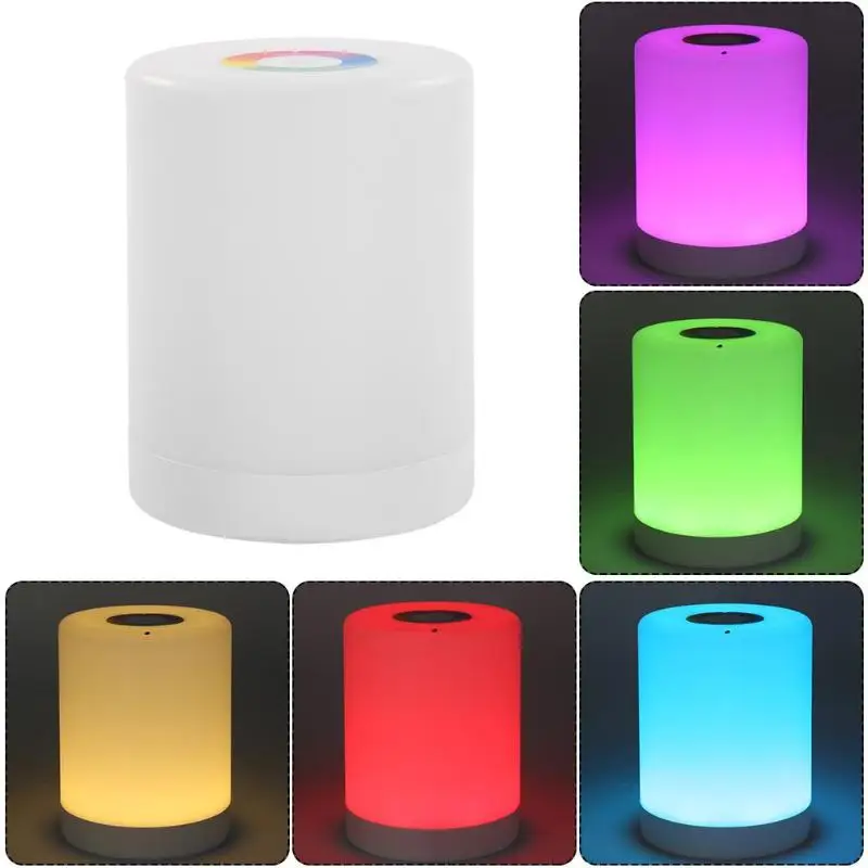 

USB LED Touch Control Night Light Portable Outdoor Colorful Atmosphere Lamp