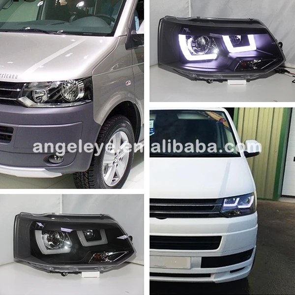 Для Volkswagen T5 светодиодный налобный фонарь для caravella Multivan светодиодный налобный фонарь от 2011 до лет JY