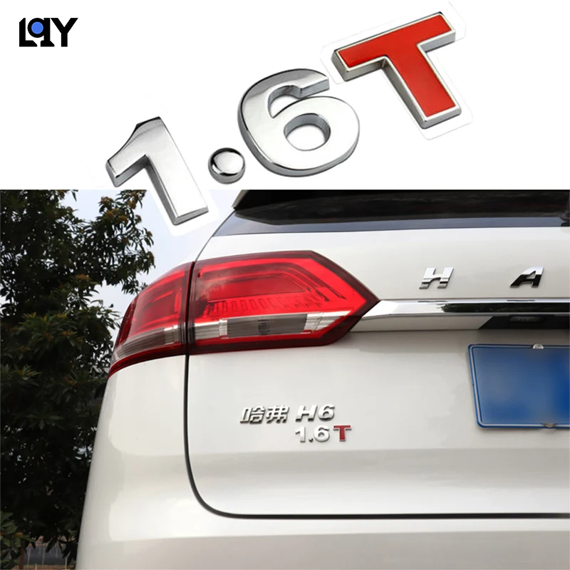 

Car sticker 3D metal displacement label sticker trunk logo tail decoration badge 1.4 1.5 1.6 1.8 2.0 2.2 2.4 2.5 2.8 3.0 T logo