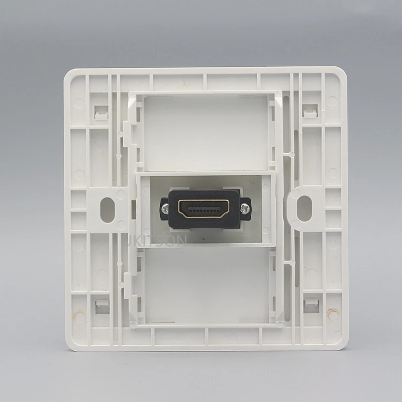 New HDMI 2.0 Wall Panel Backside Female To Female HDMI Plug Socket For 4K 3D