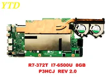 Original for ACER R7-372T laptop motherboard R7-372T I7-6500U 8GB P3HCJ REV 2.0 tested good free shipping