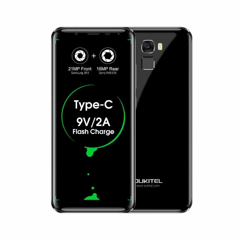 Oukitel K5000 5000 мАч смартфон 4 Гб 64 Гб MTK6750 Восьмиядерный 21MP+ 16MP 5," HD 18:9 4G-LTE отпечаток пальца мобильный телефон