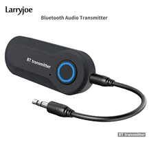 Larryjoe беспроводной Bluetooth передатчик стерео 3,5 мм аудио музыкальный адаптер для ТВ-телефона ПК головная