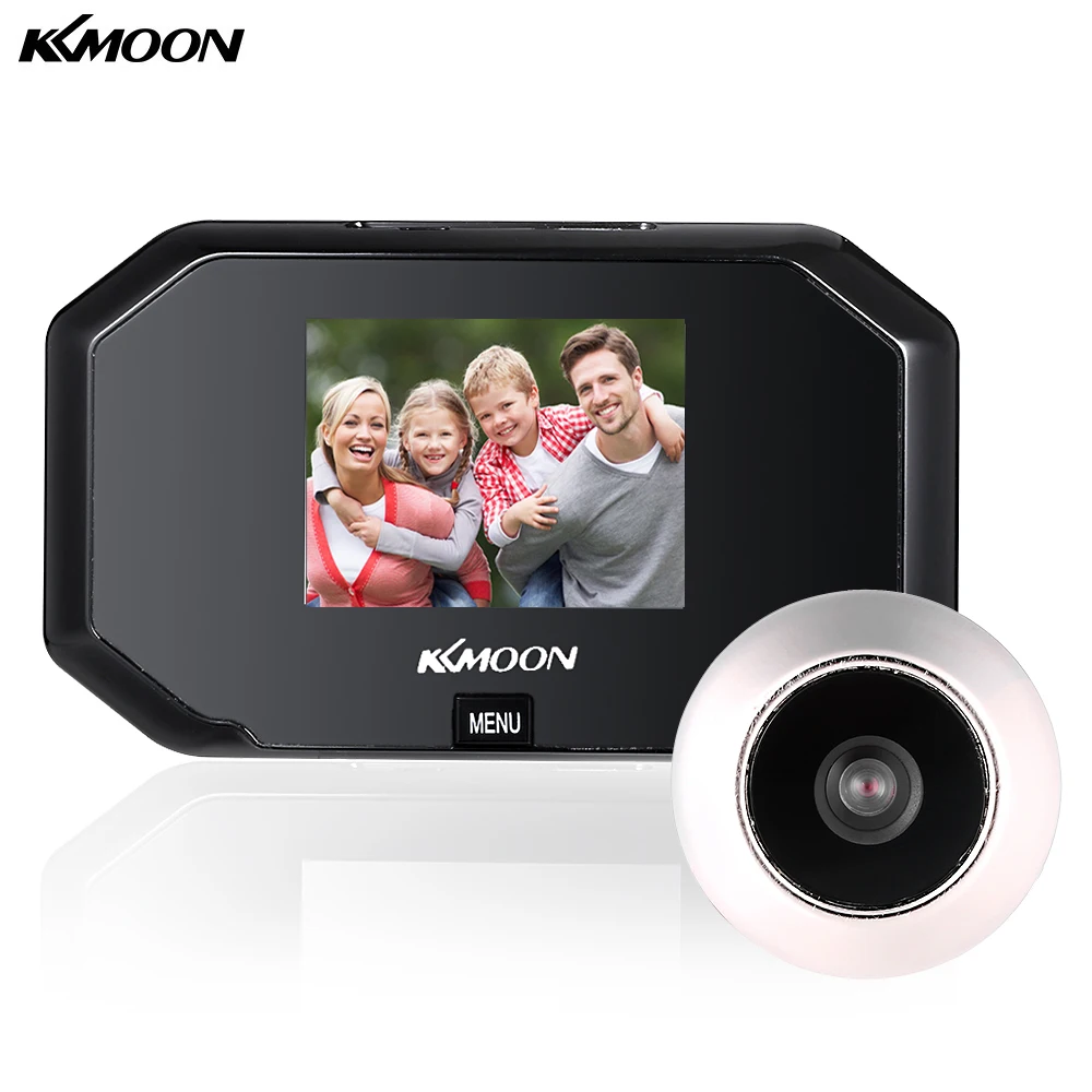 

KKmoon 3 Inch LCD Smart Digital Door Viewer Camera 1.0MP 100 Degree Viewing Angle Door Eye Video Record Peephole Viewer Doorbell