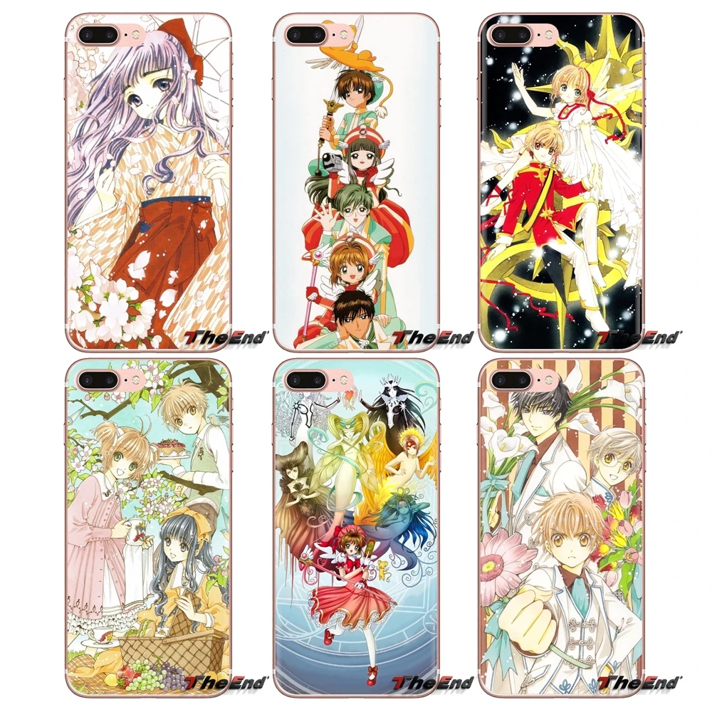 Прозрачный мягкий чехол для Huawei Mate Honor 4C 5C 5X 6X 7 7A 7C 8 9 10 8C 8X 20 Lite Pro Cardcaptor Sakura he Sealed Card |