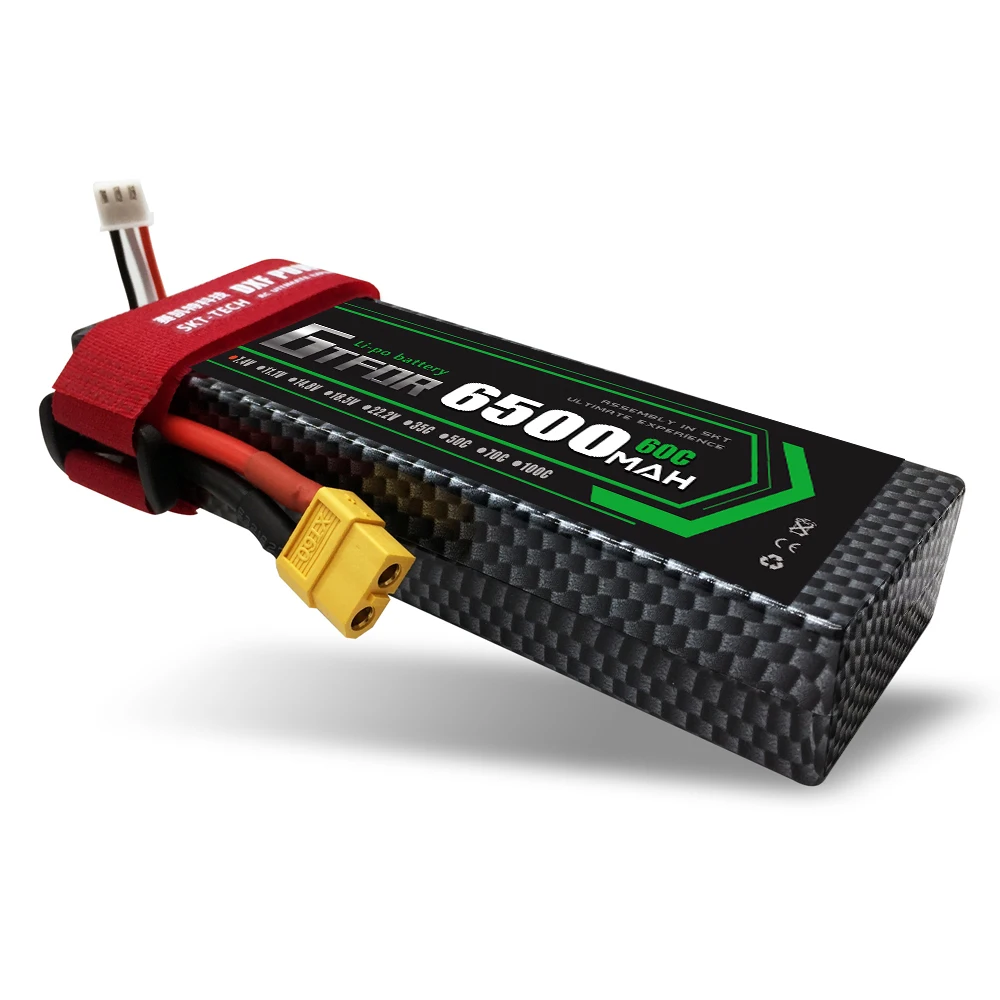 GTFDR RC Lipo 7 4 В 6500 мАч 60C Max 120C 2S1P аккумулятор жесткий чехол для 1/10 TRX Stampede Car Truck |