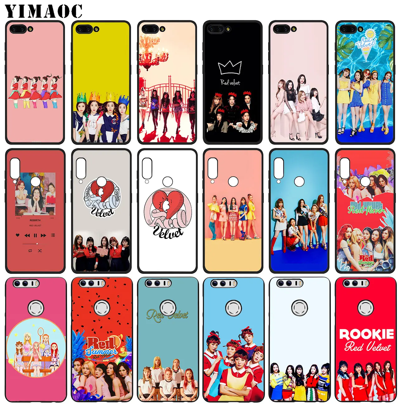 

YIMAOC Red Velvet Irene SeulGi Soft Silicone Phone Case for Huawei Honor 20 Pro 8C 8X 8 9 9X 10 Lite 7X 7A Pro