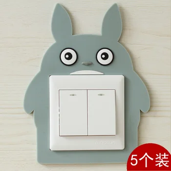 

stickers wall stickers switch sets Han Simple modern protective cover creative living room bedroom socket decorative sets