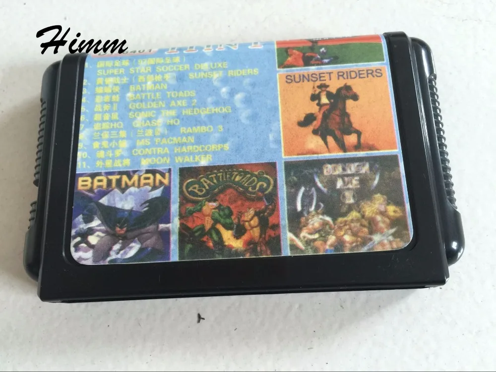 Новый игровой картридж 112 в 1 для Sega Megadrive Genesis с Contra Gunstar Heroes Alien Soldier Streets of Rage Sonic Golden