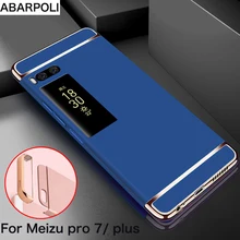 Роскошный чехол с покрытием для Meizu Pro 7, полное покрытие, жесткий бампер, защита, матовая, для Meizu Pro7 Plus Pro 7, чехол, оболочка, Fundas, 5,2 дюймов