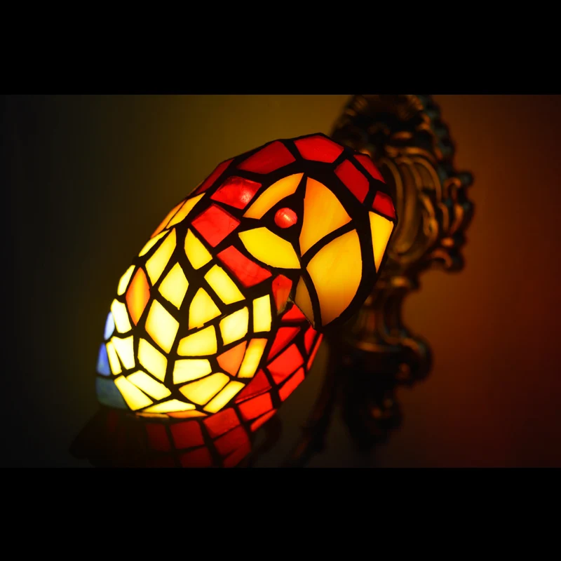 Macaw bird tiffany wall lamp stained glass wall mounted accent lamp for foyer novelty light fixture unique home decor lighting Macaw bird tiffany wall lamp stained glass wall mounted accent lamp for foyer novelty light fixture unique home decor lighting