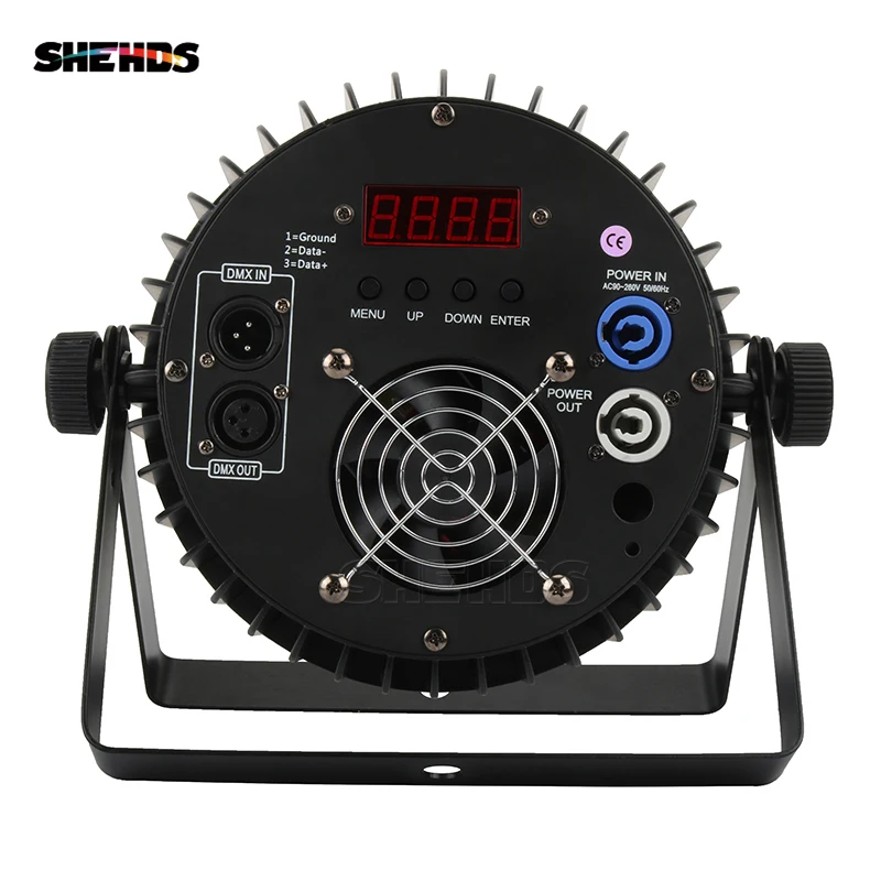  SHDHDS Aluminum Alloy LED Par 18x18W Lights RGBWA+UV 6in1 LED Lighting DMX512 Disco Lights Professi - 32863031556