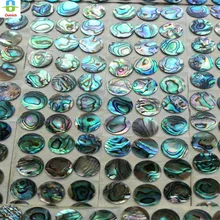 100 шт Труба палец кнопка жемчужный набор реального abalone оболочки мигающий