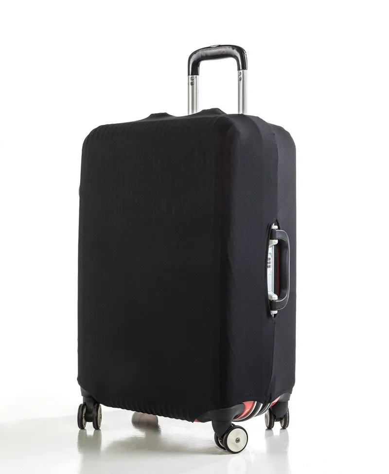 Брендовый дорожный плотный однотонный защитный чехол на чемодан, подходит для 18-28 дюймовых чехлов, аксессуары для путешествий