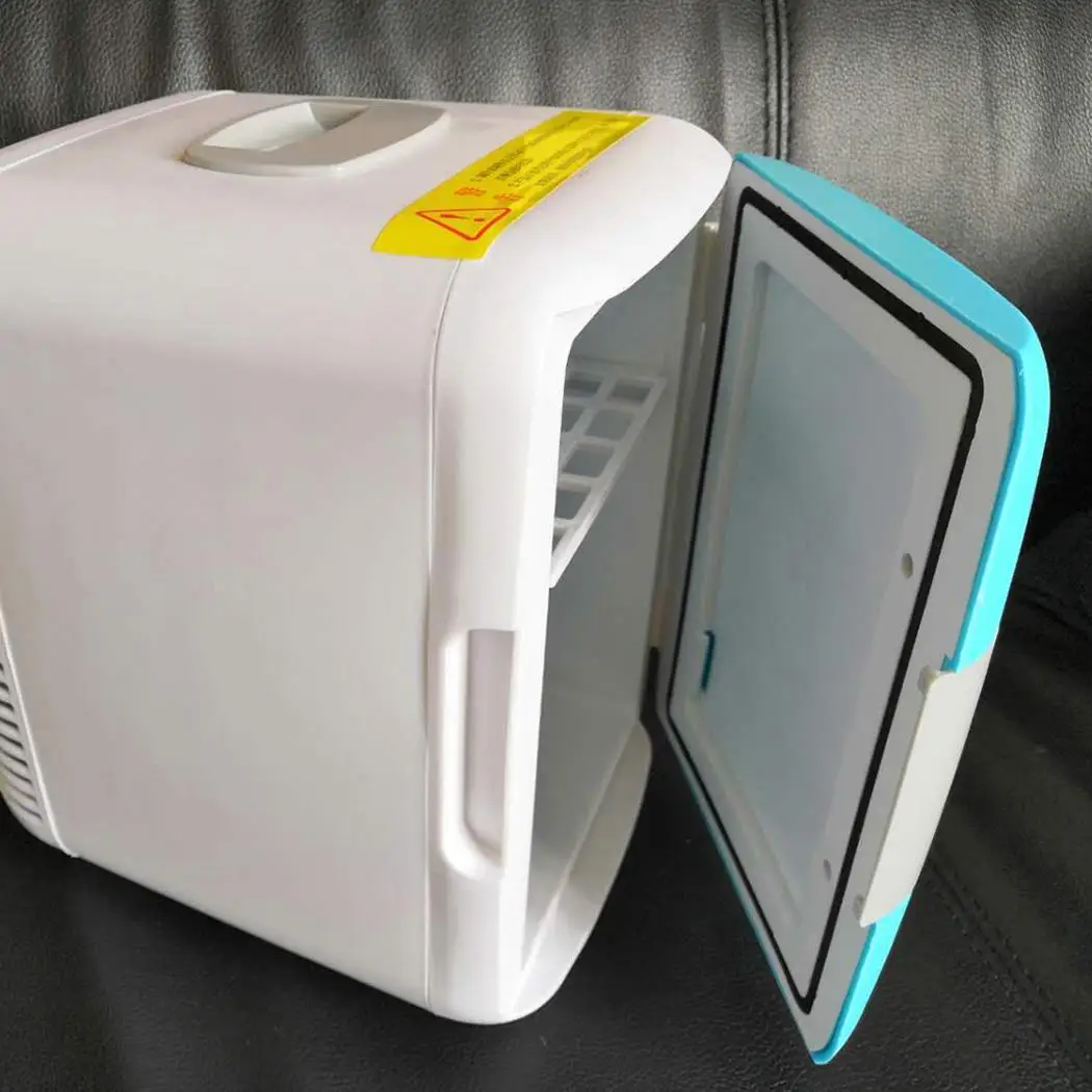 

4L 12V Eletric Mini Car Fridge Portable Car Home Refrigerator Fridge Auto Cooler Dual-use Cool Warmer Cans Beer Cooler Freezer