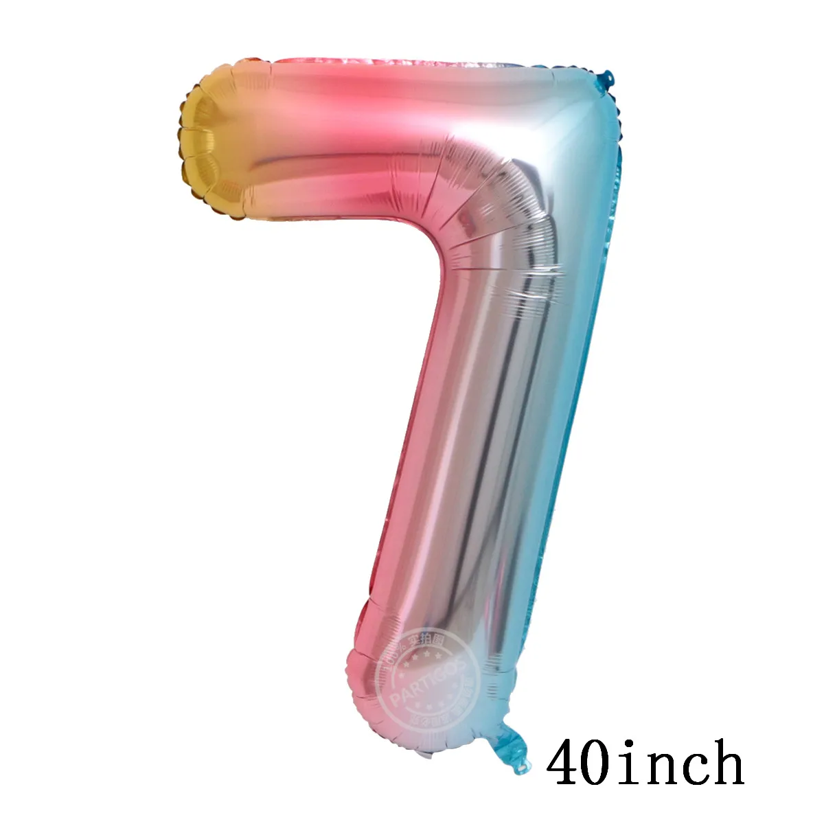 1 шт., 32/40 дюйма, градиентные воздушные шары из фольги в виде цифр, радужные цвета, 0-9, для дня рождения, свадьбы, помолвки, вечерние, для декора, Globo, Детские шары