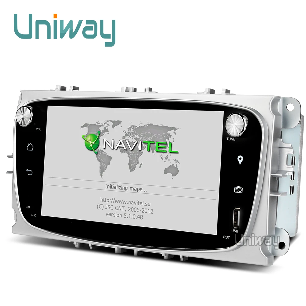 Best uniway ALFKS7071  2G+32G  android 8.1 car dvd for focus ford mondeo ford kuga ford  S-MAX C-MAXcar radio 5