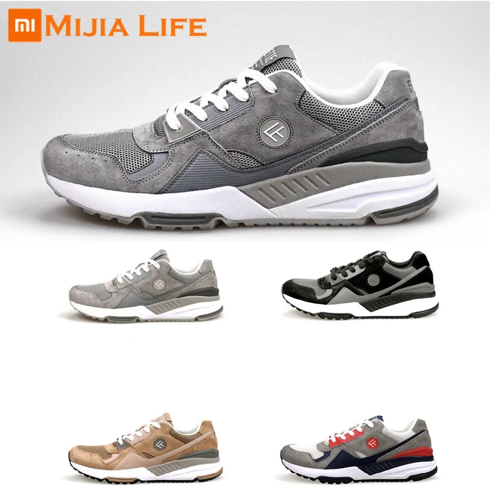 Choque E cinza Originais Ao Dos Mijia Elasticidade Casuais vermelho Sapatos Retro Xiaomi Cores Respirável 4 Homens khaki Esportes Desgaste Freetie90 resistente Preto zwqHnad