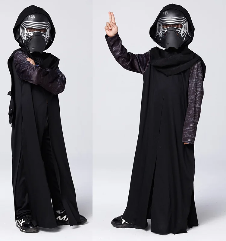 The Force Awakens/Звездные войны для мальчиков, серия VII, роскошный костюм Кайло Рена, костюм для Хэллоуина из фильма