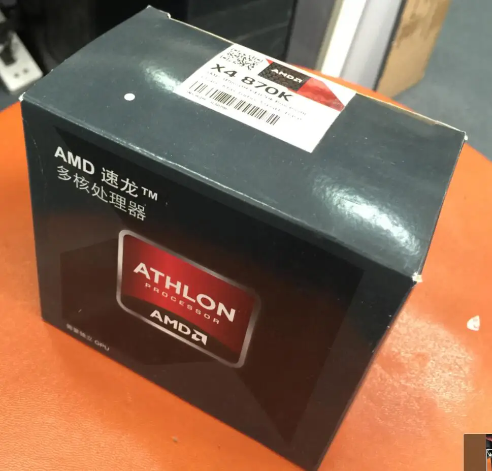 

AMD Athlon X4 870K X870K Boxed with radiator FM2+ Quad-Core CPU 100% working properly Desktop Processor