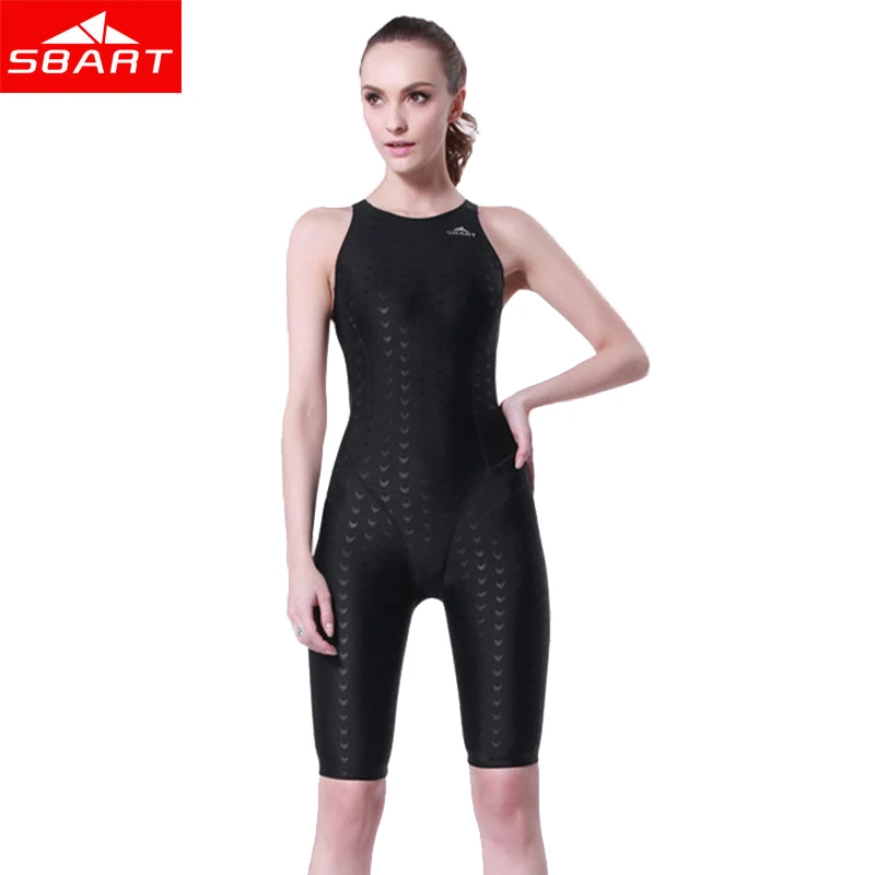 SBART Women One Piece Swimsuit Black Sharkskin Bathing Suit Women Swimming Competition Swimwear Maillot De Bain Femme Plus 4XL O plus-size-black-swimsuit : image SBART Women One Piece Swimsuit Black Sharkskin Bathing Suit Women Swimming Competition Swimwear Maillot De Bain Femme Plus 4XL O plus-size-black-swimsuit
