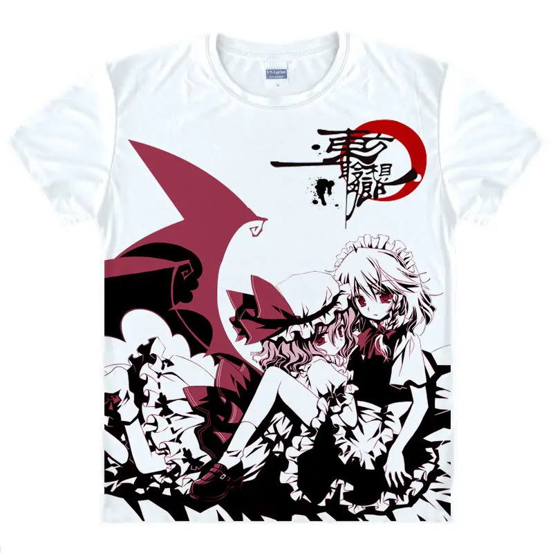 Touhou Project T Shirt Reimu Hakurei Shirt Cute Womens T Shirts Anime