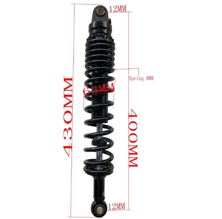 8 мм пружина 360 370 380 390 400 амортизаторы для Мотоциклов Honda Yamaha Suzuki Kawasaki кроссовые