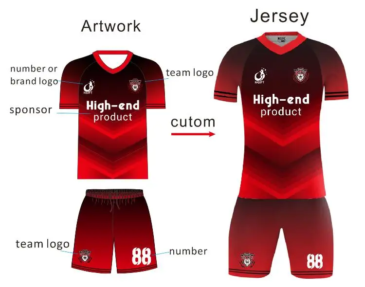 customize a jersey for football