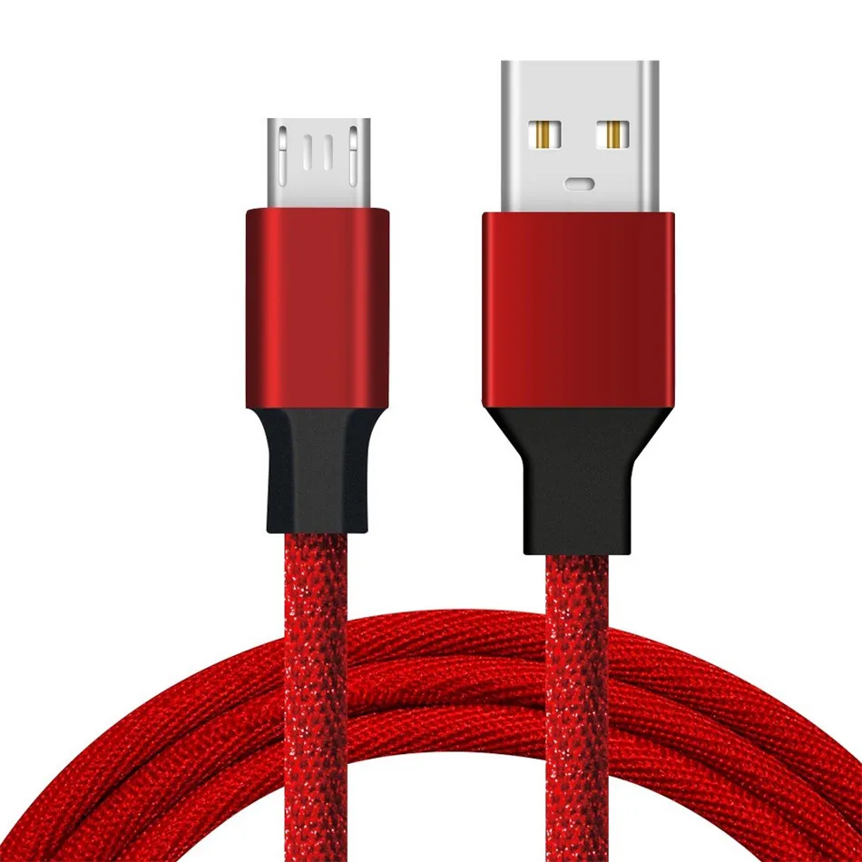 NOHON 5V2.2A Micro USB Cable For Samsung Galaxy S7 S6 For Xiaomi Redmi 4X 4A Mobile Phone Cables Micro USB Data Sync Charge 1M (10)