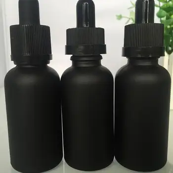 

468pcs Frosted Black Glass dropper Bottles Empty Essential Oil Bottles 15ml Mini E Liquid