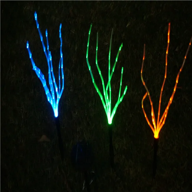Fiber Optic Colorful Changing LED Solar Power Solar Light Garden