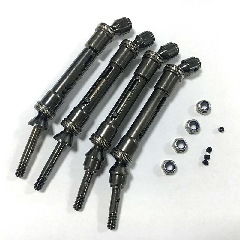 

1 Set Front & Rear Drive Shaft For 1:10 Traxxas Slash 4X4 Short Truck Rc Car Part Stainless steel