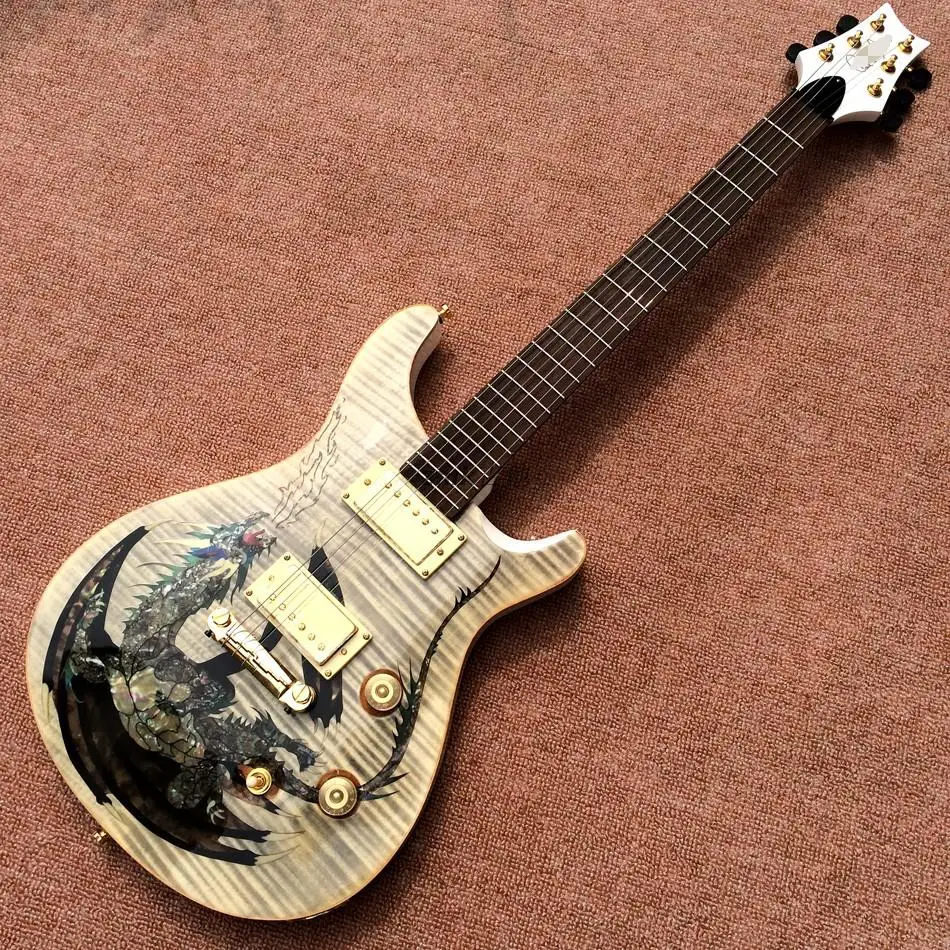 

Top quality guitare electrique replica guitar chitarre elettriche Musical Instruments guitarra electrica Dragon electric guitar