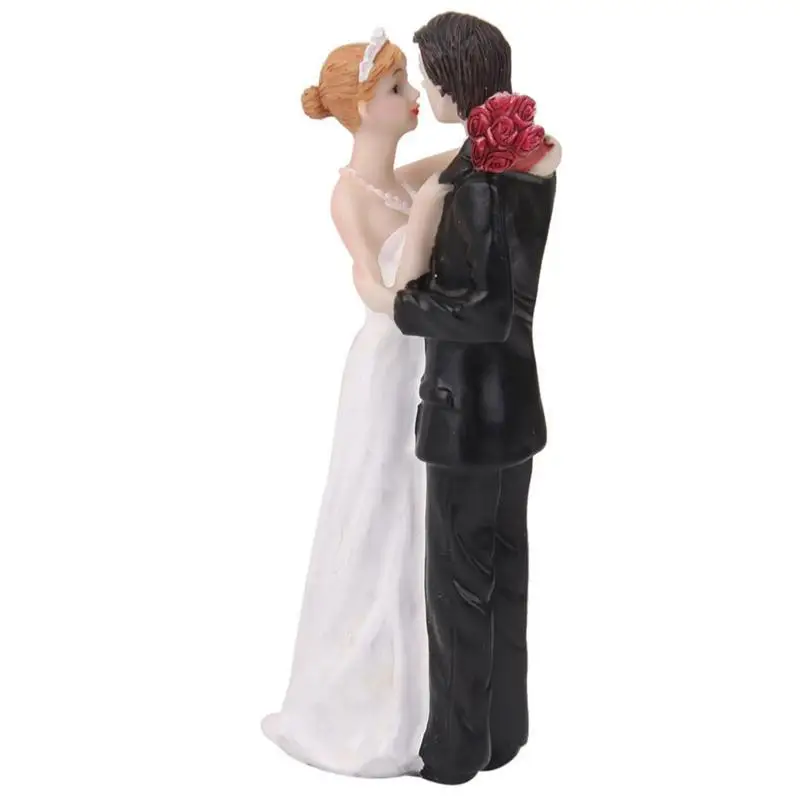 

Romantic Resin Holding Bride Groom Figures Funny Wedding Cake Topper Personalized Cake Toppers In Event And Party Supplies