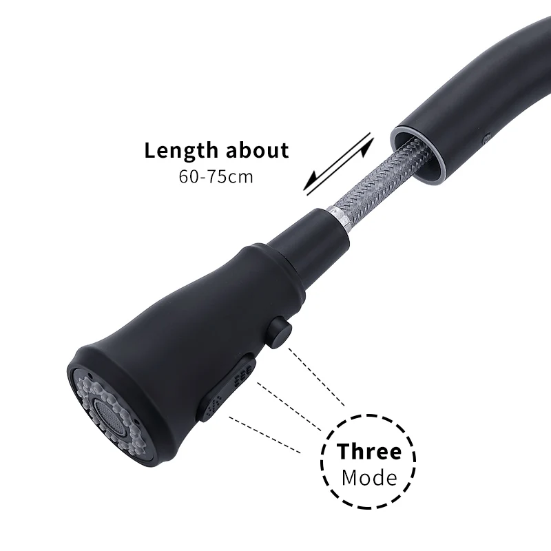  Fapully Matte Black Smart Touch Control Kitchen Faucet Pull Down Sink Tap Touch Induction Faucet Se - 33042774016