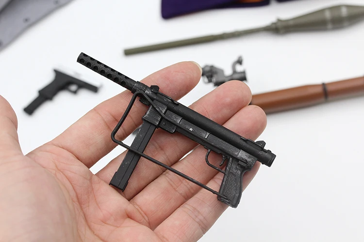 Figura de Ação Modelo para 12 Escala Figura Cenas Acessório Palhaço Acessórios Bolsa Arma Faca Granada Poker Polegadas 1 - 6 20 acessórios saco arma faca granada poker modelo