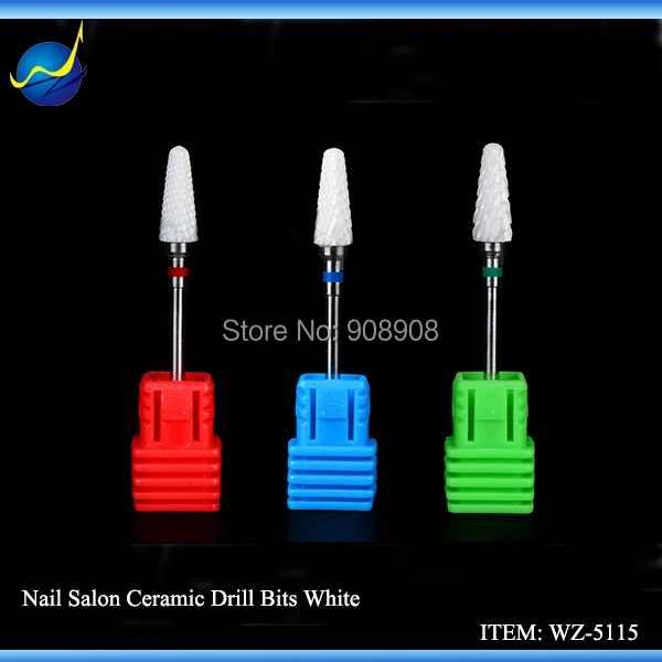 

HOT Selling Conical Nail Drill Bits Fine Toothing Nail Zirconia Ceramic Drill Bit For Electric Manicure Machine Accessorie