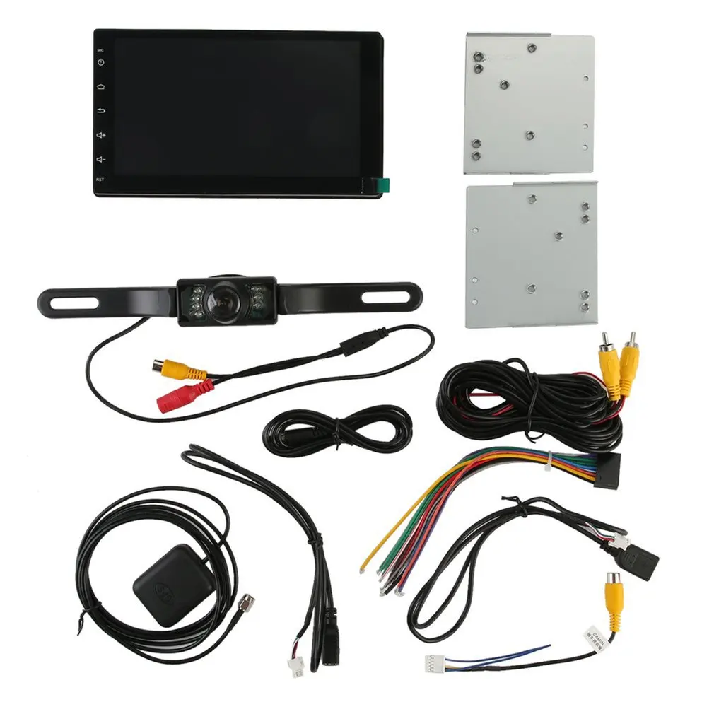 

7" Android 6.0 Double DIN Car Stereo Radio NO DVD Player GPS Navigation WiFi Quad-core 1+16G Touch Screen Car Radio