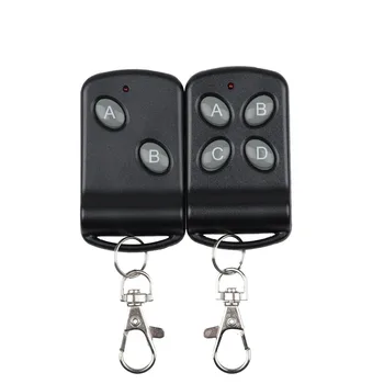 

315Mhz 433MHZ Wireless RF Remote Control Transmitter 1 / 2 /4 Button Black Color TX Big Button Remote For Light Switch