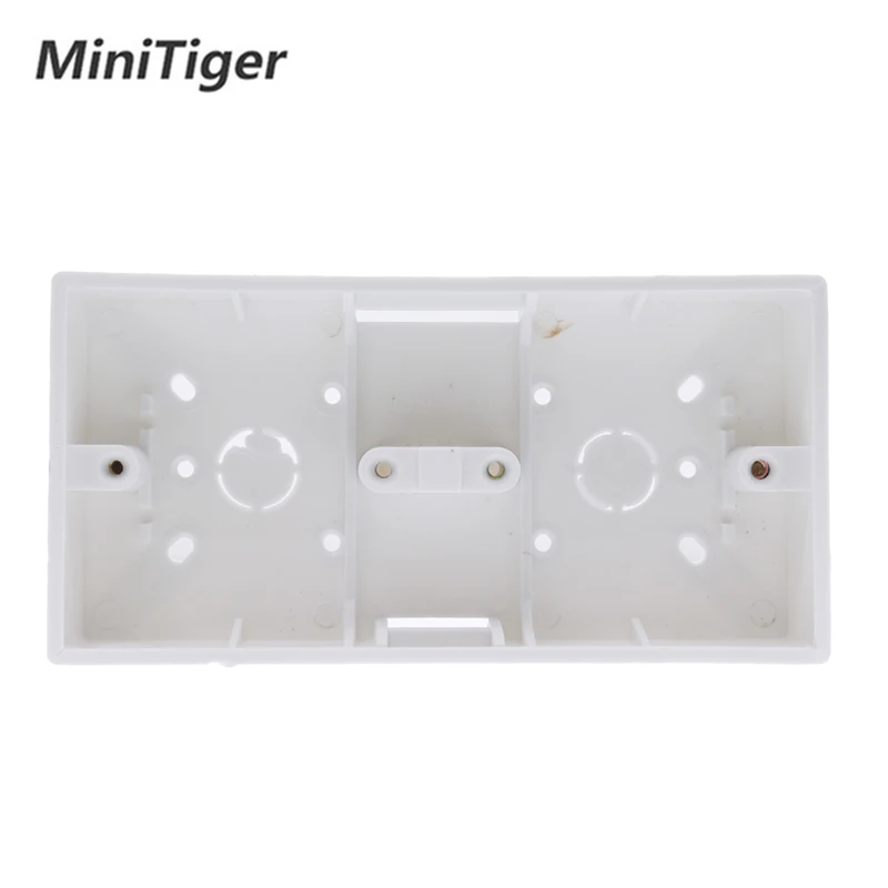 Внешний монтажный ящик Minitiger 172 мм* 86 мм* 33 мм для 86 типа двойные сенсорные переключатели или розетки применяются для любого положения поверхности стены