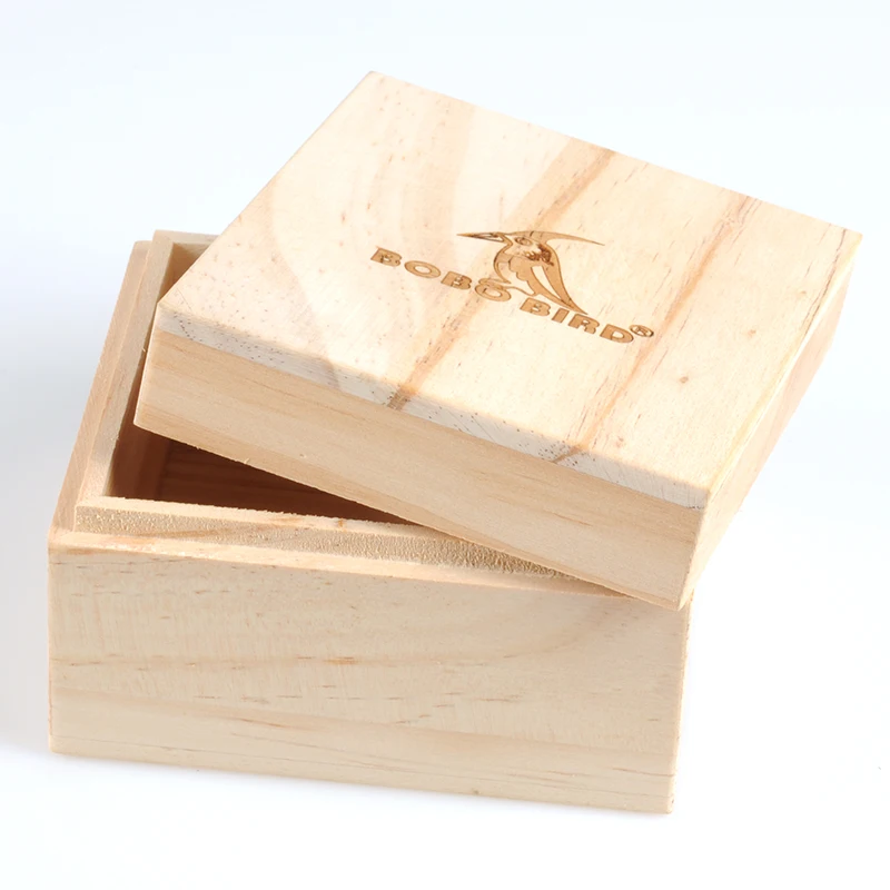 BOBO BIRD Watch Jewelry Storage wooden Box Solid High Quality Square Jewelry Set Box Useful Wood Available