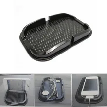 1 шт. Новая мягкая Авто подставка против скольжения автомобильный коврик держатель Подставка для iPhone 3g 4 4s мобильный телефон черный