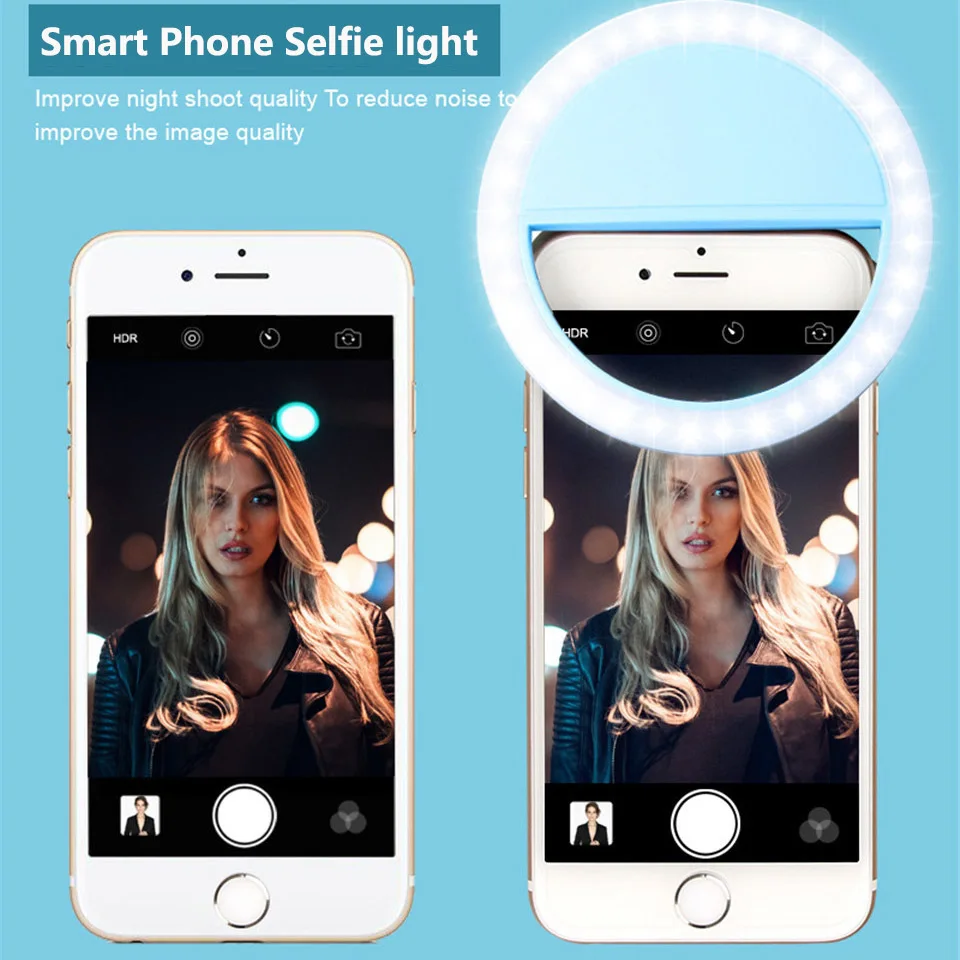 Портативный Освещение Мастер Светодиодная вспышка для селфи для смартфонов шоу led заполняющий свет вечерние съемка селфи аккумуляторная
