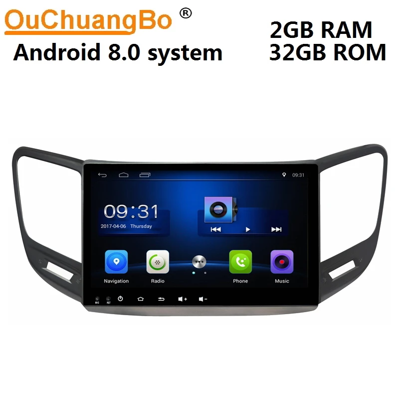 

Ouchuangbo android 8.0 car multimedia player radio recorder for ChangAn CS15 2016 with gps navigation Bluetooth USB 2GB+32GB