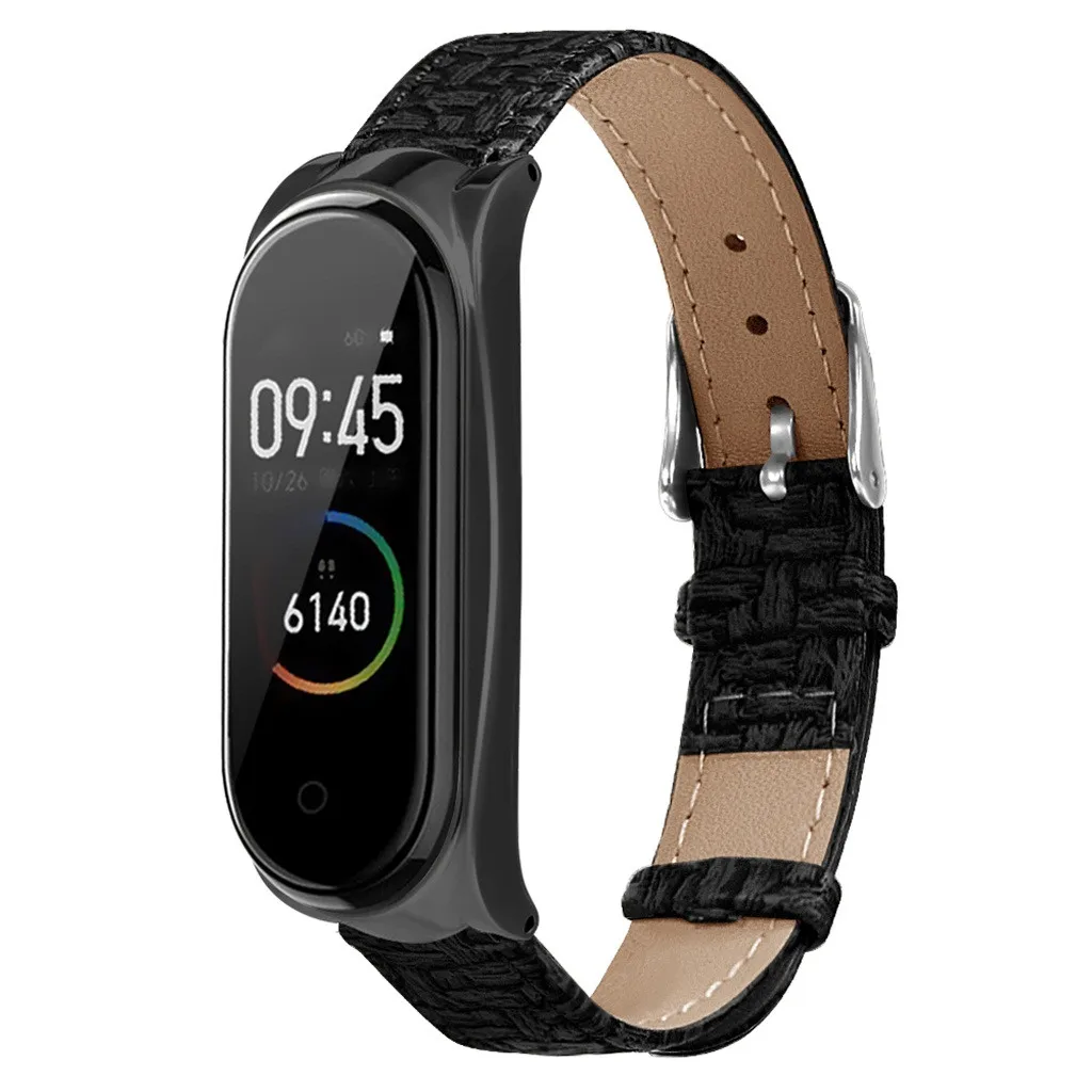 Умный Браслет OMESHIN для Xiaomi Mi Band 4 легкий кожаный ремешок часов 25 см Регулируемая