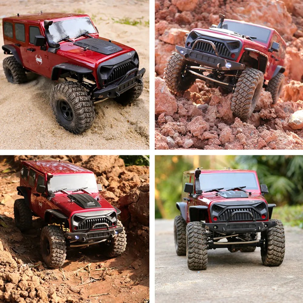 RGT Радиоуправляемый гусеничный 1:10 масштаб 4wd Rc Rock Cruiser EX86100 313 мм Колесная база гусеничный внедорожный монстр грузовик RTR 4x4 водонепроницаемый Радиоуправляемый автомобиль