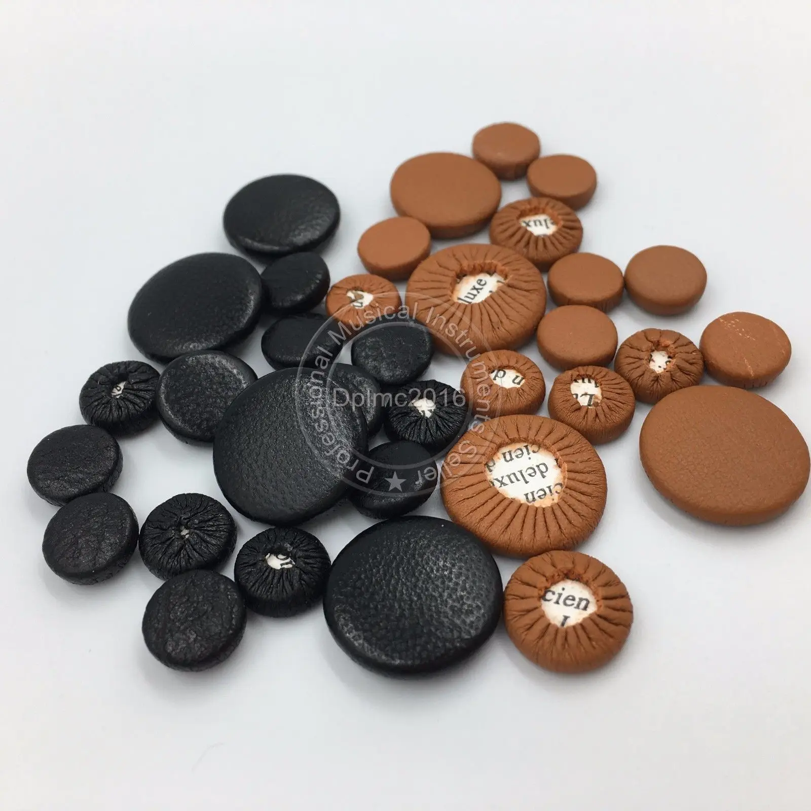 2 комплекта подушки для кларнета кожа отличный материал цвета коричневый + черный