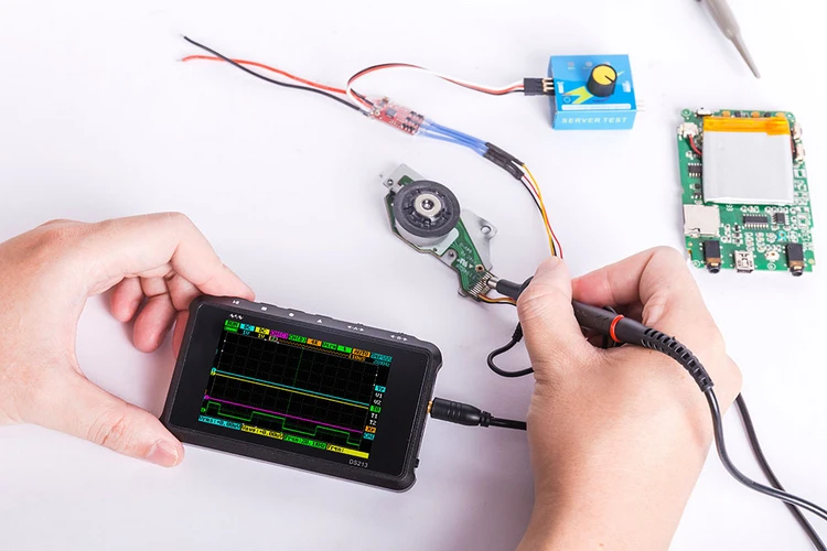 Металлическая крышка Мини DSO ARM DSO213 Nano 4 канала Quad карманный цифровой Ocilloscope же Seeedstudio DSO Quad Обновление от DS203 DS212